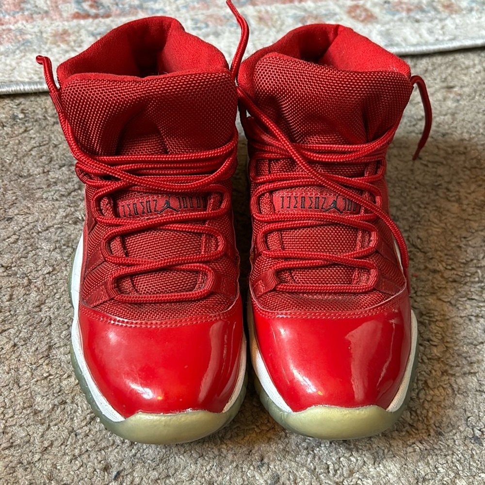 Red air Jordan 11s